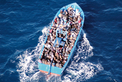 Flüchtlingsboot