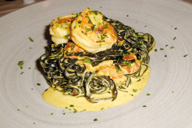 Tagliatelle al nero di seppia