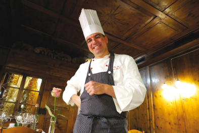 Küchenchef Federico Parolari: Schlägt (nicht nur) Schaum.