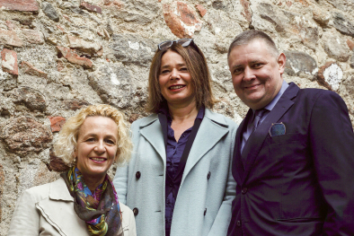 Gabi Strohmer, Jutta Telser, Erwin Seppi.