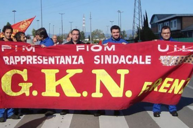GKN: Protest in Florenz.