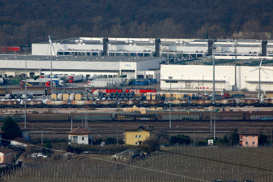 Warentransport auf Schiene