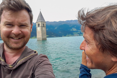 Redakteur Andrej Werth und Fotograf Alexander Alber