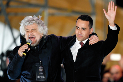 Beppe Grillo und Luigi Di Maio 