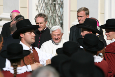 Benedikt XVI. bei seinem Papstbesuch