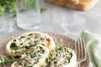 Kartoffel-Spinat-Roulade