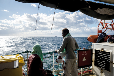 Flüchtlinge auf dem Mittelmeer