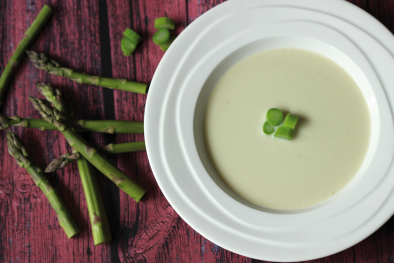 Spargelcremesuppe 