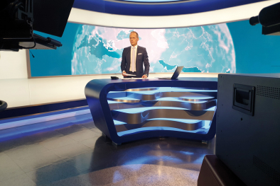 Studio der Tagesschau