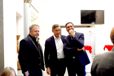 Gert Lanz, Thomas Widmann, Arno Kompatscher.