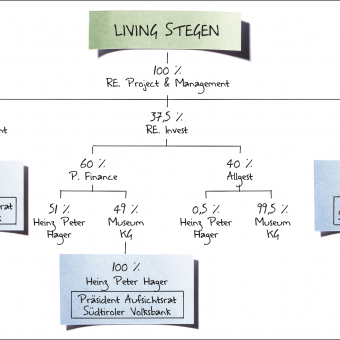 Grafik Firmengeflecht