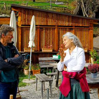 Markus Larcher mit Johanna Fink 