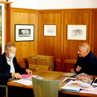 Norbert Dall’Ò  mit Karl Josef Rainer