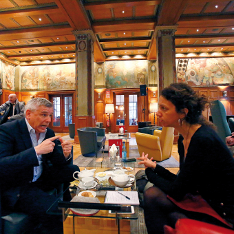 Erich Falkensteiner und Dunja Smaoui