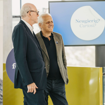 Heinz Peter Hager und Zeno Kerschbaumer.