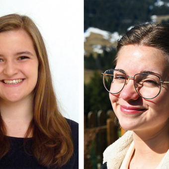 Ida Geyr (Bild rechts) und Sophie Trafoier (Bild links).