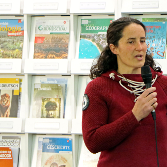 Katja Solderer, die Tochter von Gottfried Solderer