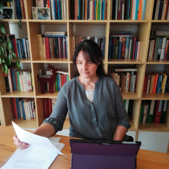Klara Rieder unterrichtet Deutsch und Geschichte an der WFO Bruneck