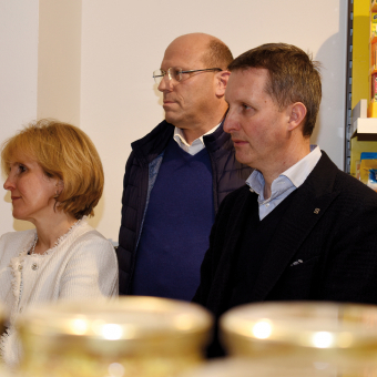 Landesrätin Waltraud Deeg und Luis  Walcher, Bozner Vizebürgermeister.