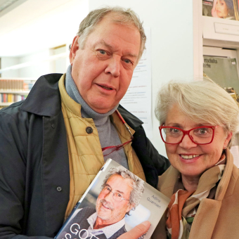 Der Architekt Zeno Bampi und Beatrix Unterhofer, zuständig für Öffentlichkeitsarbeit beim katholischen Familienverband