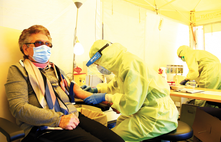 Serologischer Test im Labor