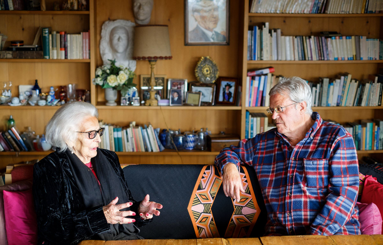 Leopold Steuer, als Historiker ein Tabubrecher, und Martha Ebner